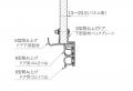 B型 跳ね上げドア下部型材 バックプレート アルミ色 L=2500