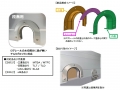 ステンレス 馬蹄型ロープ通し枠用スペーサー