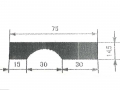 PEシャーシスペーサー 大型用 14×75mm×10M