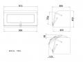 アイバワークス ステンレス スイングハッチ工具箱 TB-90L 900×455×450mm