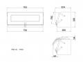 アイバワークス ステンレス スイングハッチ工具箱 TB-75S 750×290×320mm
