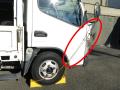 トラック車輪止め/歯止め用引っ掛けロープ L=1300mm