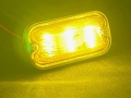 LO-100 LED角型マーカー アクリルレンズ 黄 24V