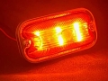 LO-100 LED角型マーカー アクリルレンズ 橙 24V