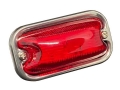 LO-100 LED方形标记，亚克力透镜，红色，24V