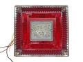 JB Large Square Tail Lamp Single Unit (Improved) R...