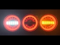 JB 丸型LEDテールランプ 3連 LEDバックランプ付
