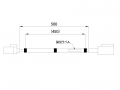 LSL-1014AV Harness for 1 light Fuso For large and medium-sized vehicles